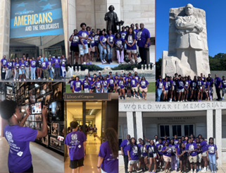 collage of Safe to Be Smart youth in DC