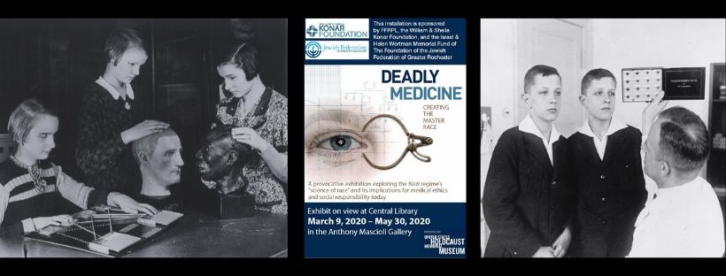 images and ad from Deadly Medicine exhibit