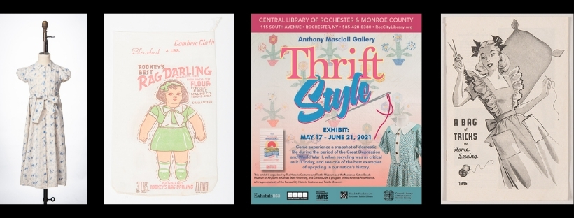 images from Thrift Style exhibit