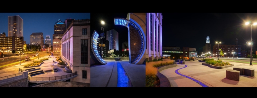 photos of the terrace at night