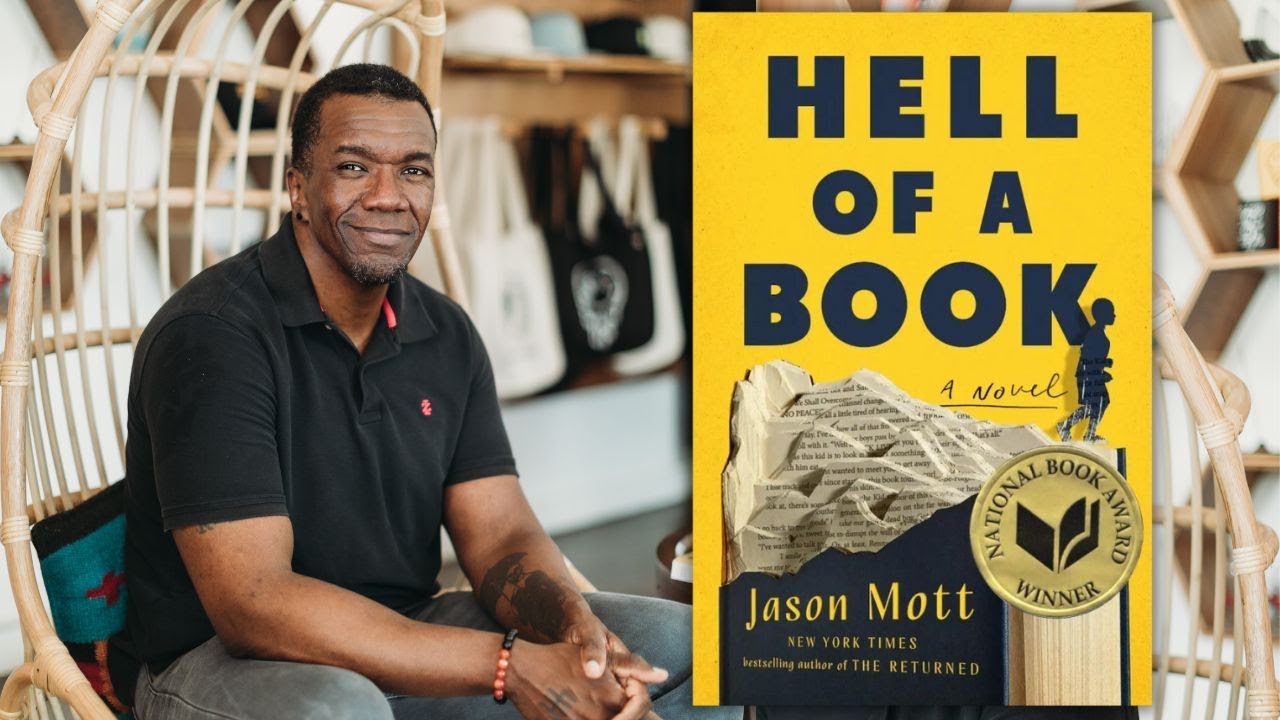 picture of author Jason Mott and cover of his book