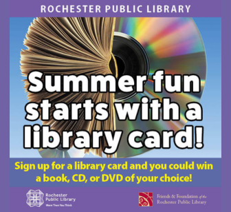 ad for library card